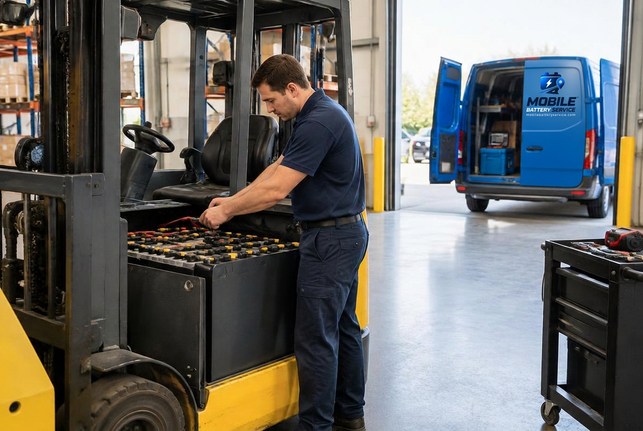 Forklift Battery Service